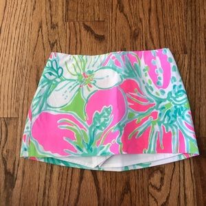 Lily Pulitzer little girl skort in EEUC!  Size 4T.